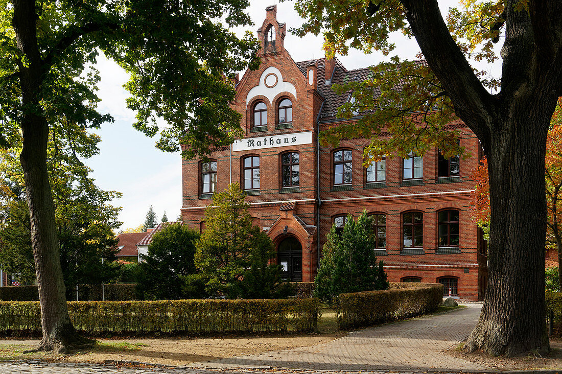Town hall Zeuthen, State of Brandenburg, Germany