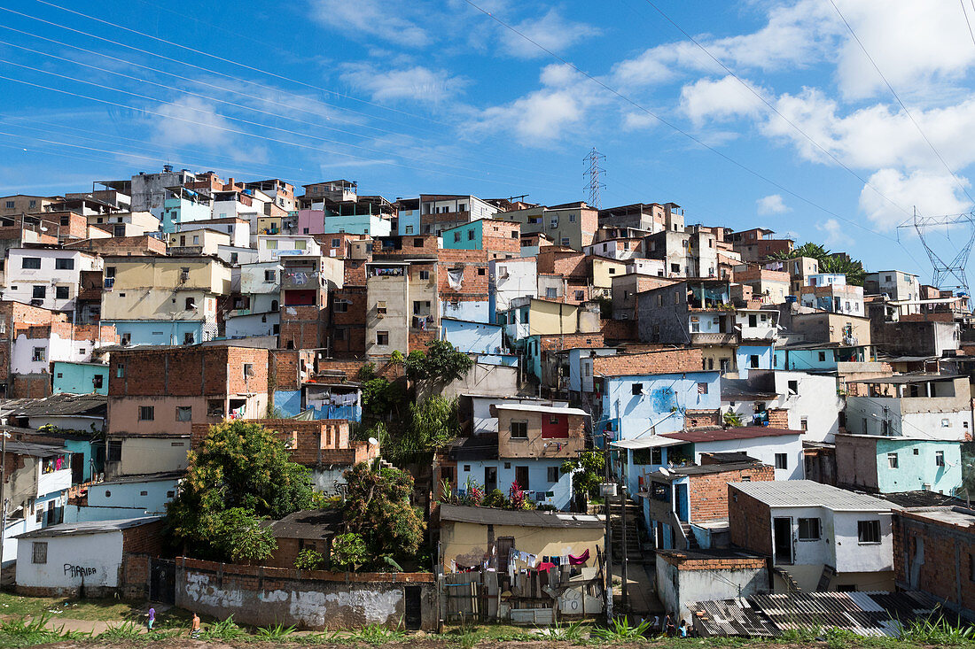 Favelas, Salvador da Bahia, Brasilien, Südamerika