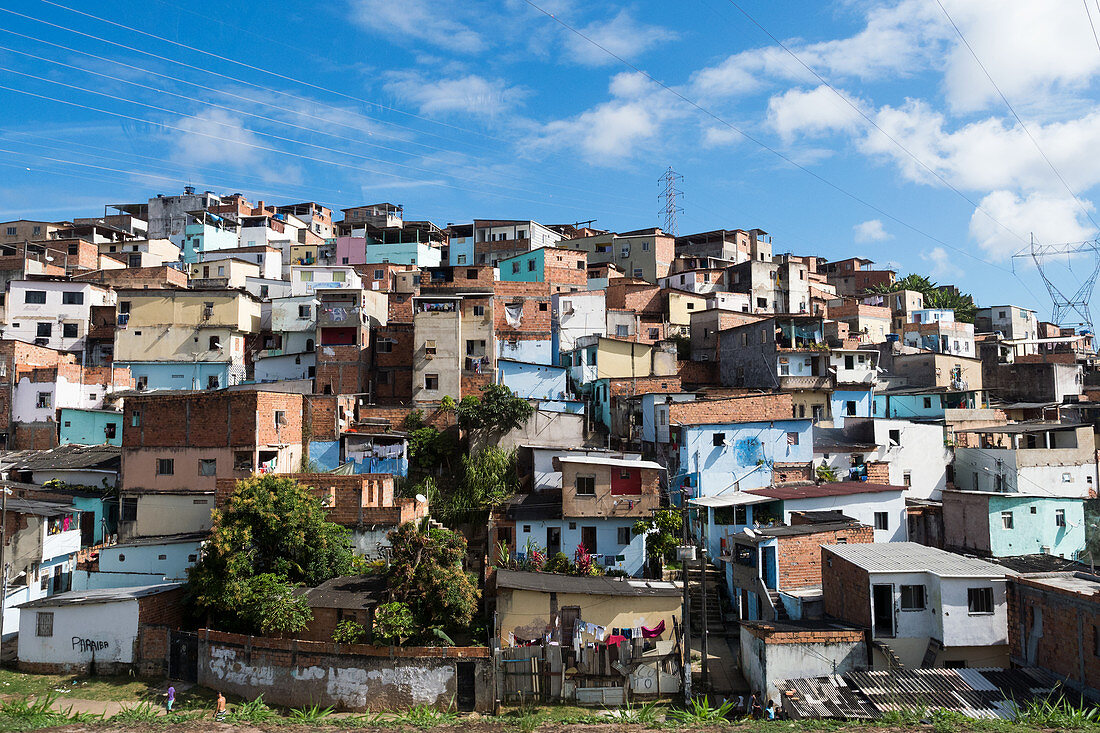 Favelas, Salvador da Bahia, Brazil, South America