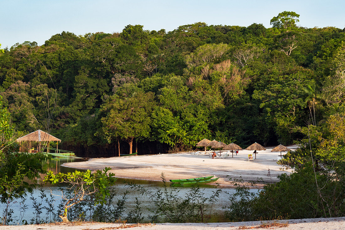 Touristen Resort am Amazonas bei Manaus, Amazonasbecken, Brasilien, Südamerika
