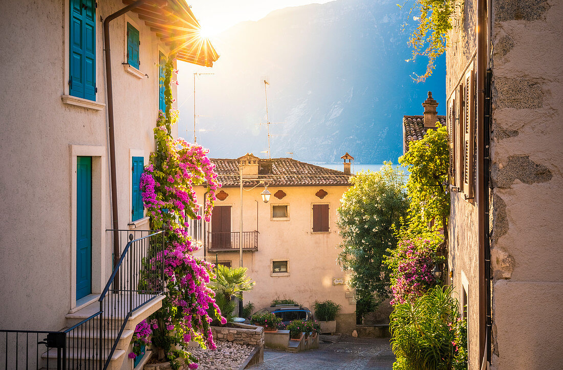 Limone sul garda, Gardasee, Provinz Brescia, Lombardei, Italien
