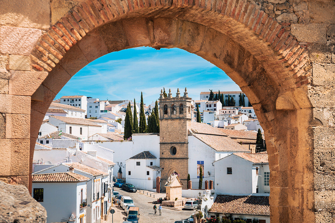 The village of Ronda, one of the most famous "white villages" of Andalusia, Spain.
