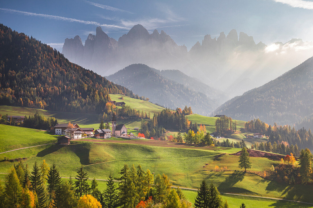 Funes Valley, Bolzano province, Trentino Alto Adige, Italy