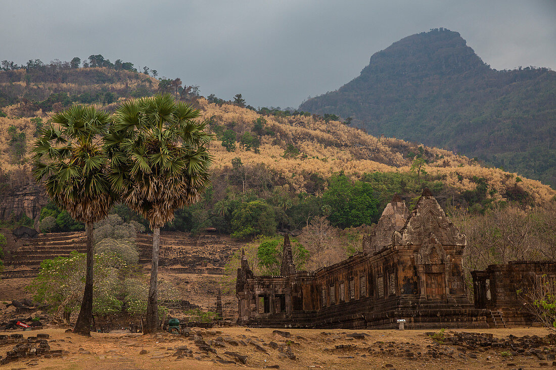 Vat Phou Tempel in Champasak, Laos, Asien