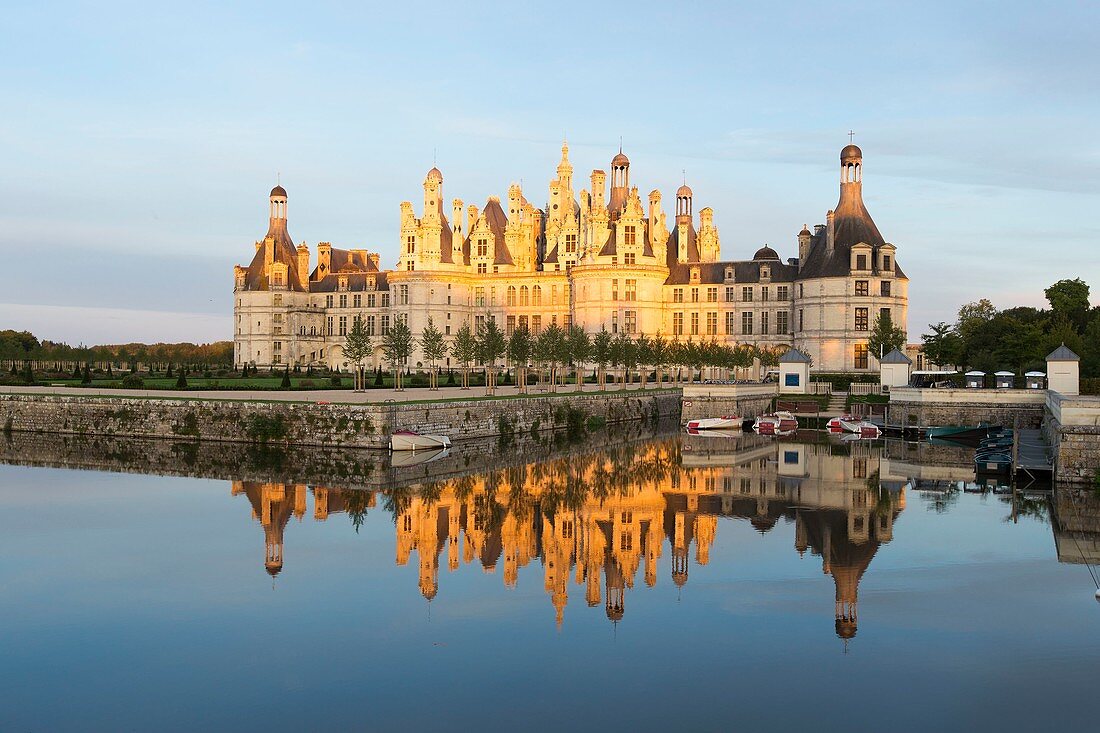 Frankreich, Loir et Cher, Loiretal, von der UNESCO zum Weltkulturerbe erklärt, Chambord, das königliche Schloss