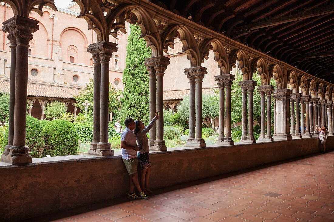 France, Haute Garonne, Toulouse, Augustins Museum, the cloister