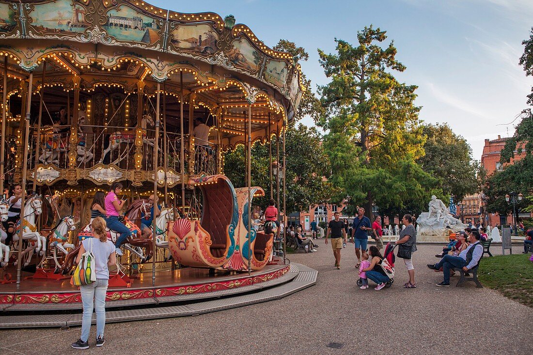 France, Haute Garonne, Toulouse, Wilson square