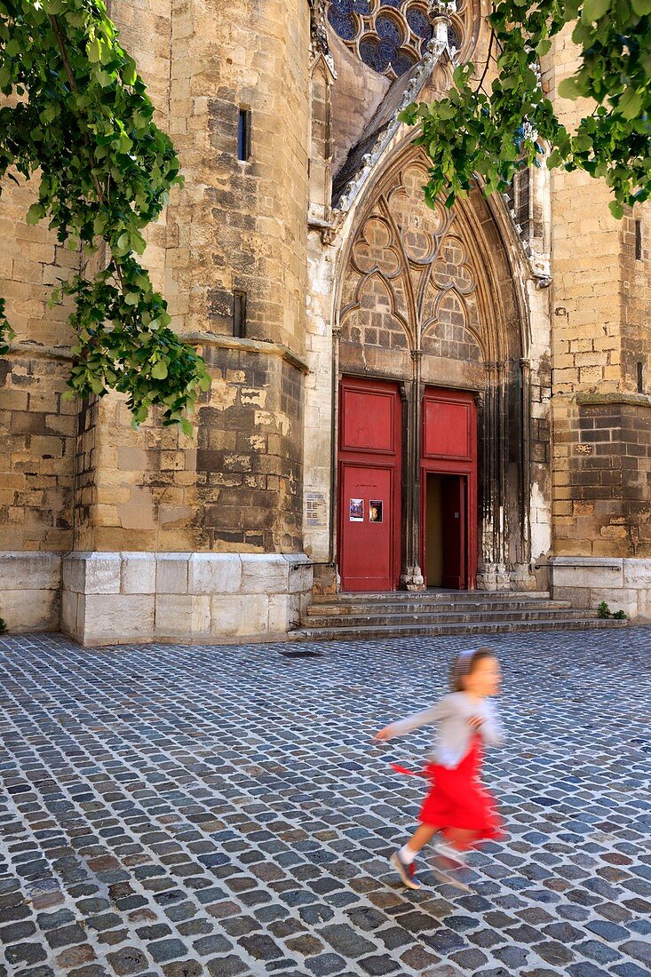 France, Bouches du Rhone, Aix en Provence, Mazarin district, Cardinale street, Saint John of Malta (13th century), historical monument