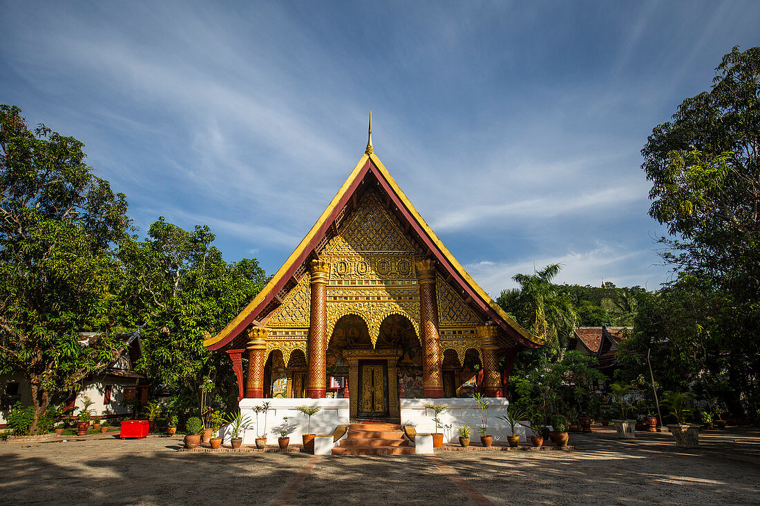 Wat Choum Khong Sourin Tharame Tempel in Luang Prabang, Laos, Asien