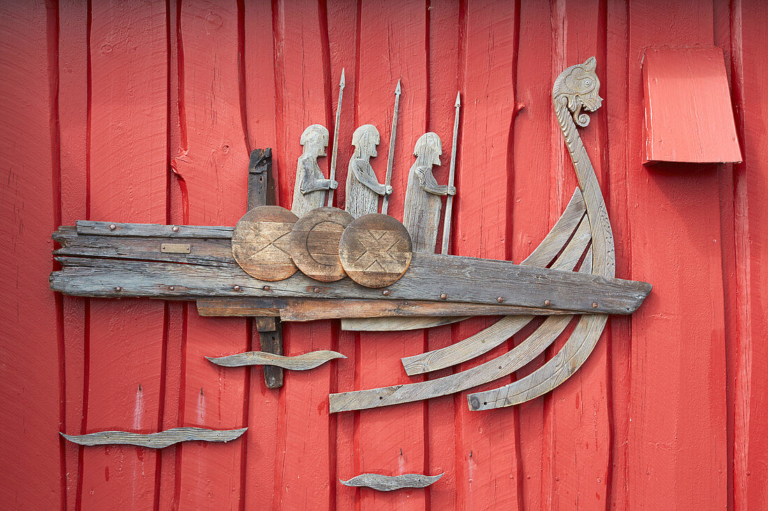 Detail an Ferienhaus im Hafen von Bud, More og Romsdal, Norwegen, Europa