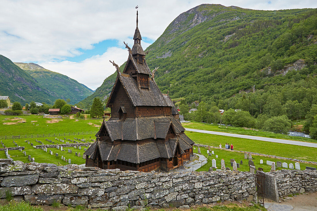 Borgund Stave Church, Laerdal Municipality, Sogn og Fjordane, Norway, Europe