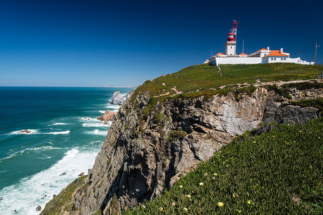 Am Leuchtturm des Cabo da Roca, Sintra, Portugal