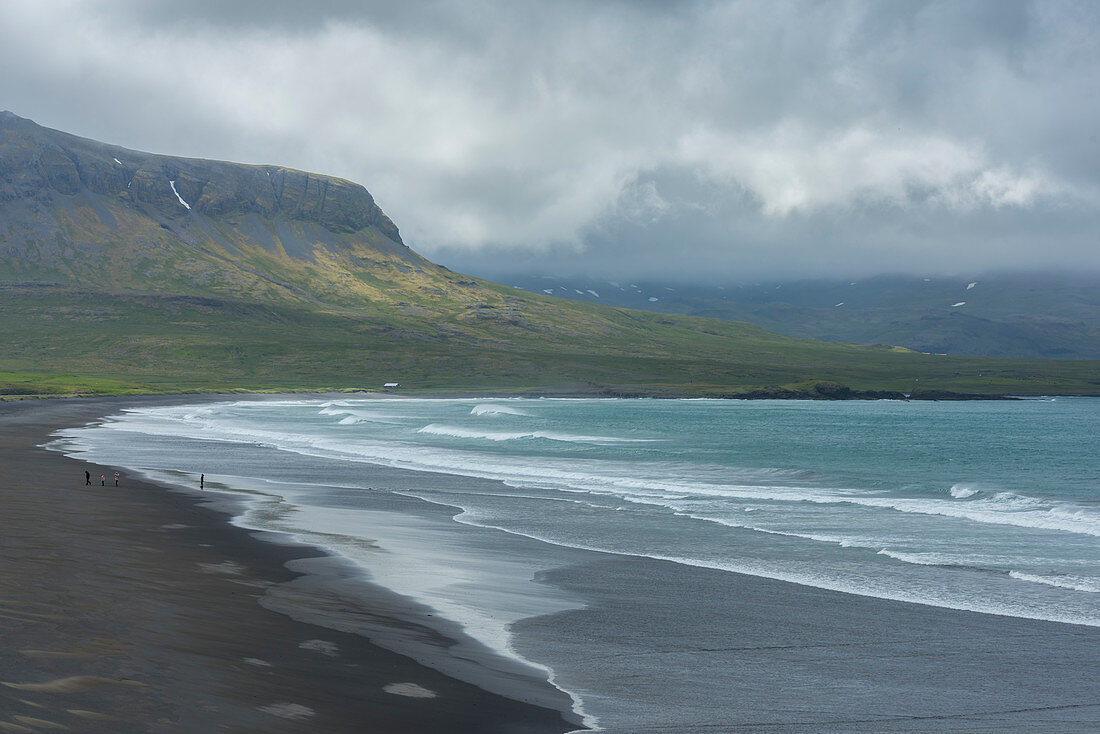 Die isländische Küste bei Stykkisholmur, Halbinsel Snaefellsnes
