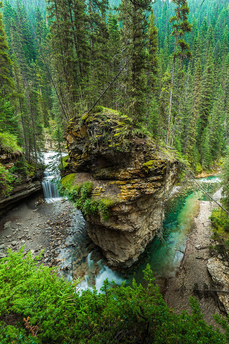 Johnston Canyon Falls, Banff National Park, Alberta, Canada