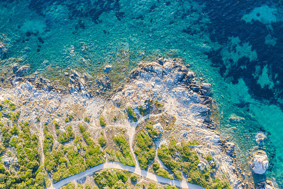 Isola dei Gabbiani (Island of Seagulls) in Porto Pollo, Palau,  Olbia-Tempio,  Sardinia, Italy