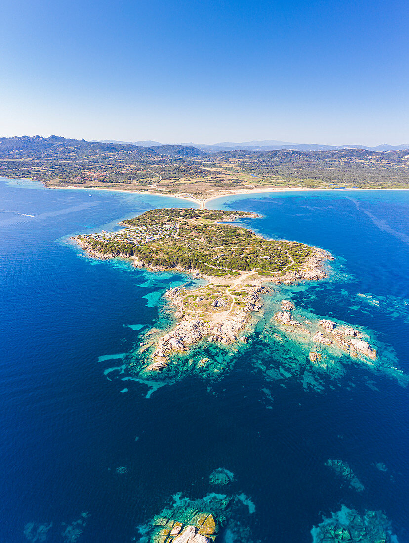 Isola dei Gabbiani (Insel der Möwen) in Porto Pollo, Palau, Olbia-Tempio, Sardinien, Italien