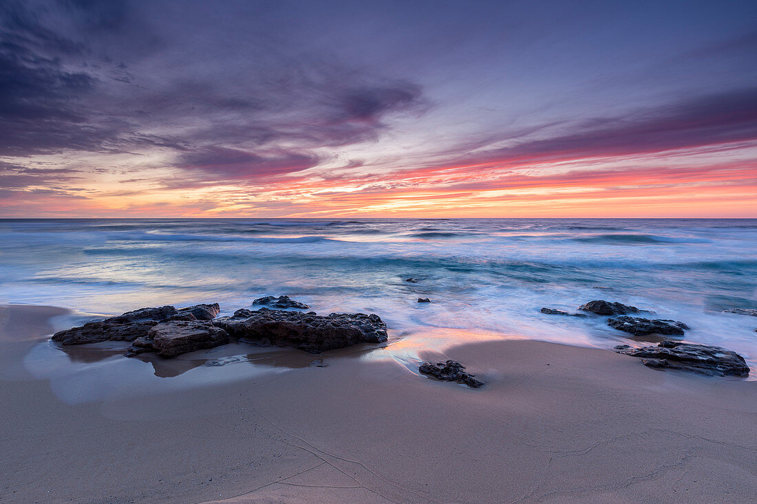 Scivu Strand nahe Arbus, Carbonia-Iglesias, Sardinien, Italien