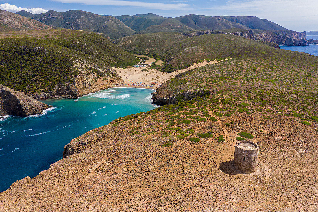 Cala Domestica Beach, Carbonia-Iglesias, Sardinien, Italien