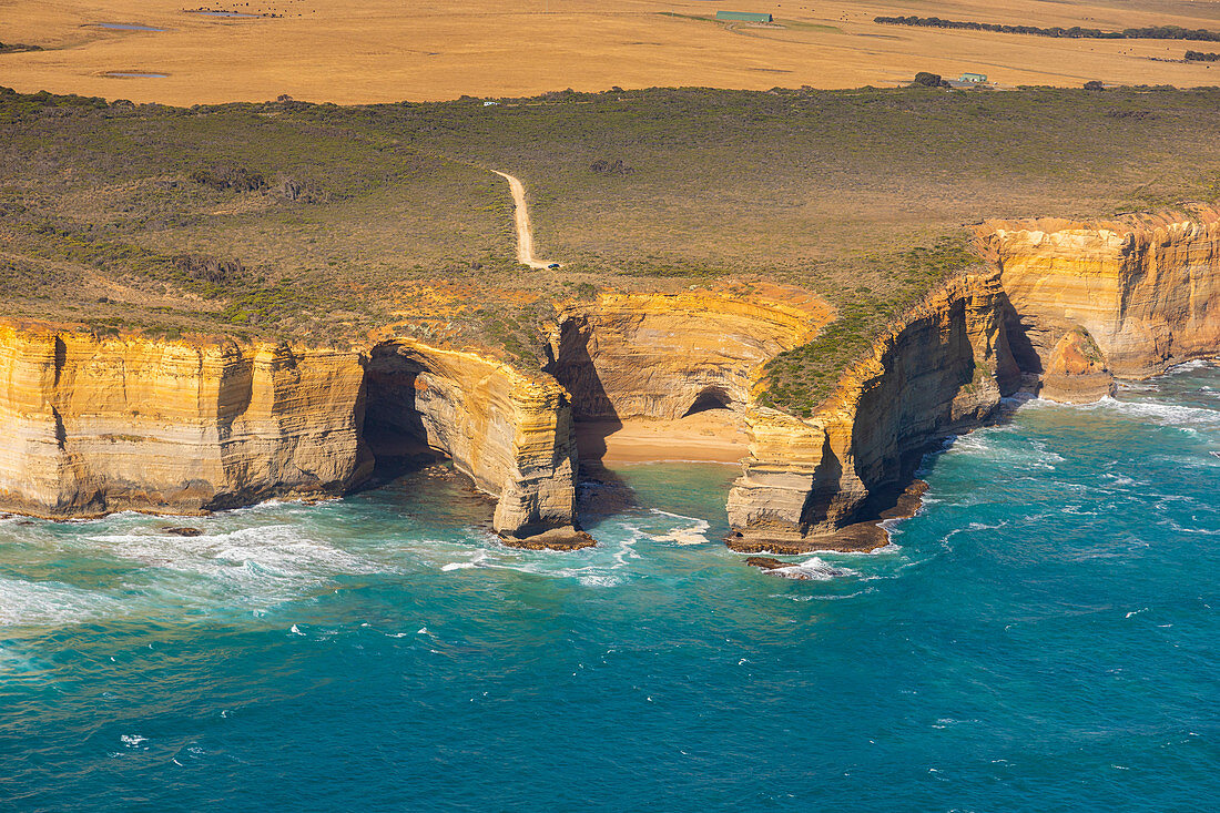 Zwölf Apostel Marine National Park in der Nähe von Port Campbell, Great Ocean Road, Victoria, Australien