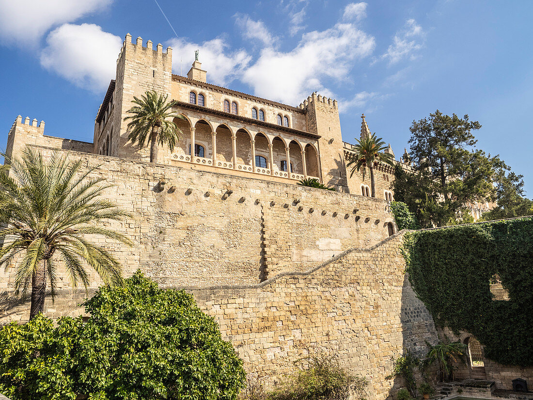 Royal Palace, Palma, Mallorca, Balearic Islands, Spain, Mediterranean, Europe