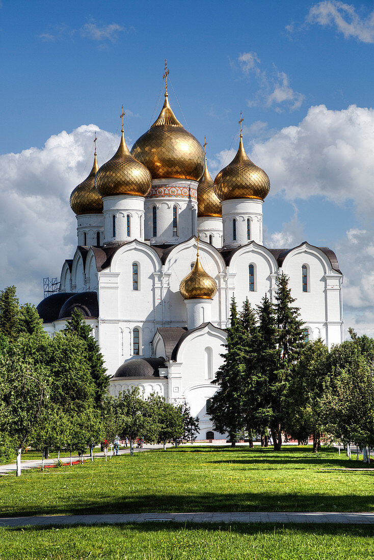 Mariä-Entschlafens-Kathedrale, UNESCO-Weltkulturerbe, Jaroslawl, Jaroslawl, Russland, Europa