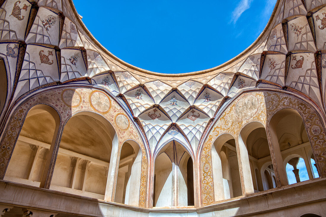 Tabatabai House, Light Hole, Isfahan Province, Islamic Republic of Iran, Middle East