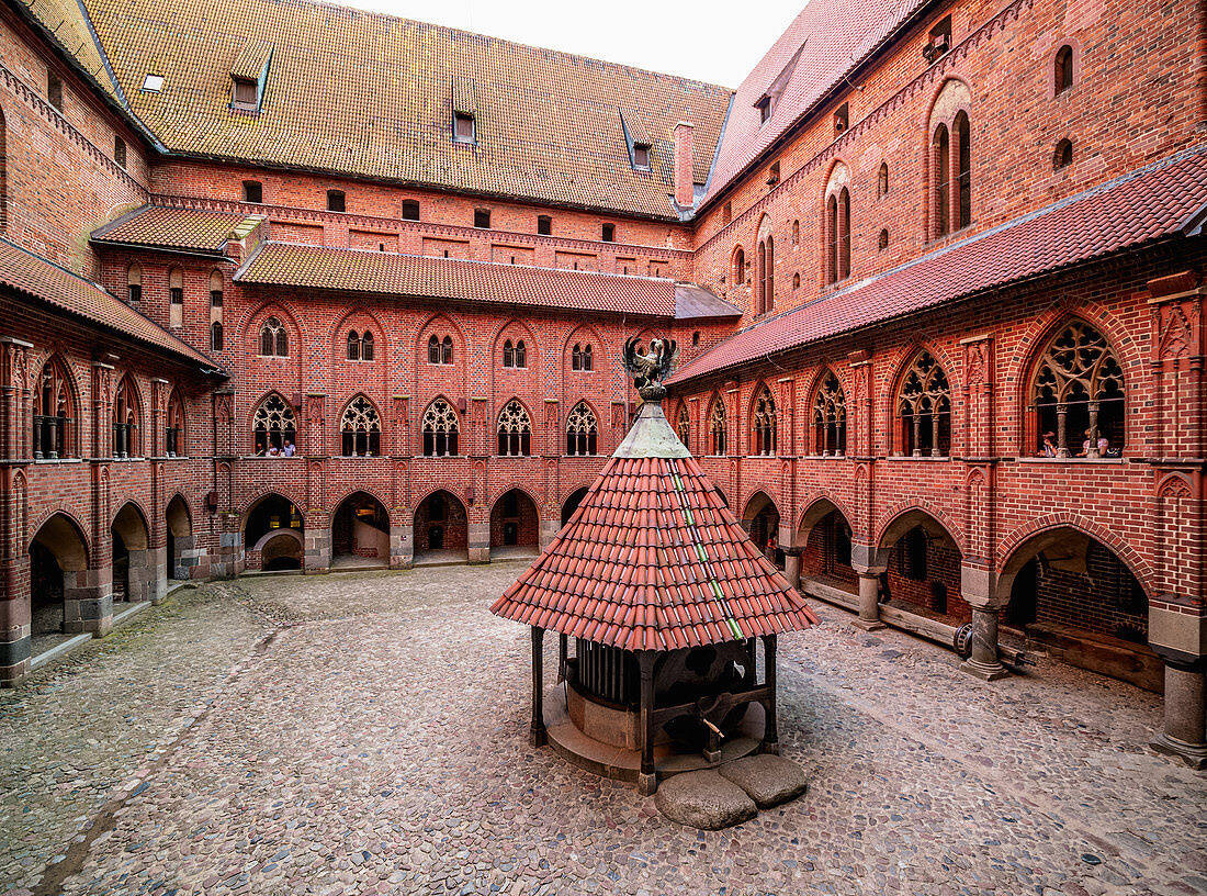 Castle of the Teutonic Order in Malbork, UNESCO World Heritage Site, Pomeranian Voivodeship, Poland, Europe