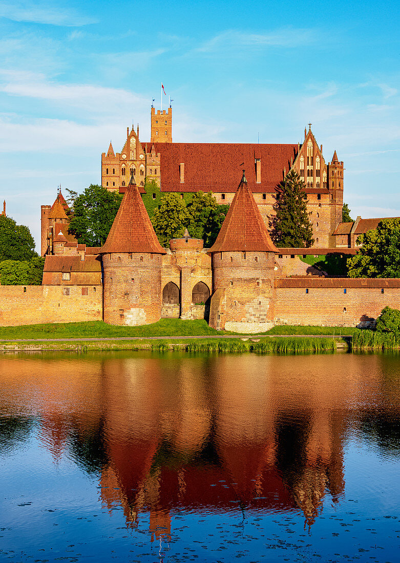 Schloss des Deutschen Ordens in Malbork, UNESCO-Weltkulturerbe, Woiwodschaft Pommern, Polen, Europa