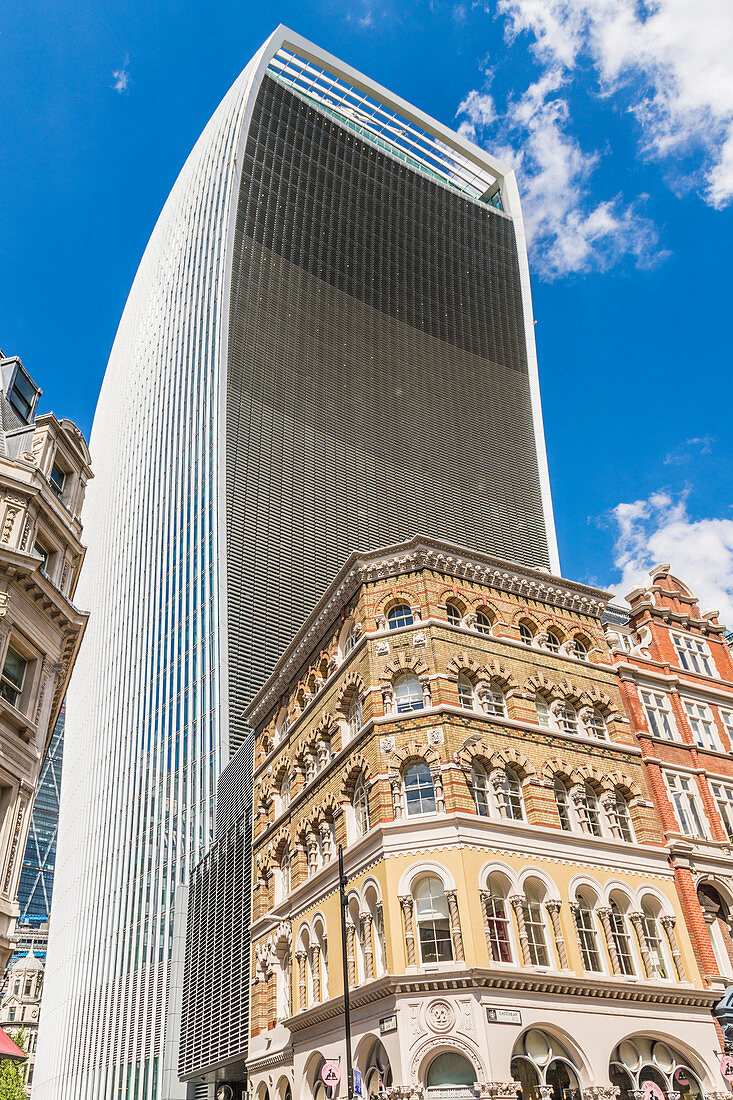 20 Fenchurch-Gebäude (das Walkie Talkie-Gebäude), City of London, London, England, Vereinigtes Königreich, Europa