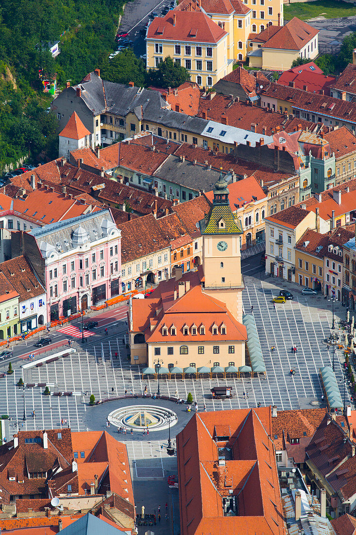 Piata Sfatului (Ratsplatz), Brasov, Region Siebenbürgen, Rumänien, Europa