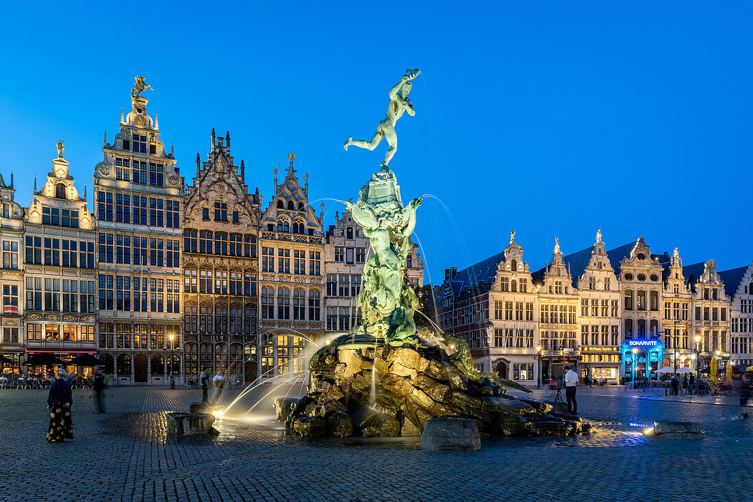 Der Grote Markt im historischen Zentrum, Antwerpen, Belgien, Europa