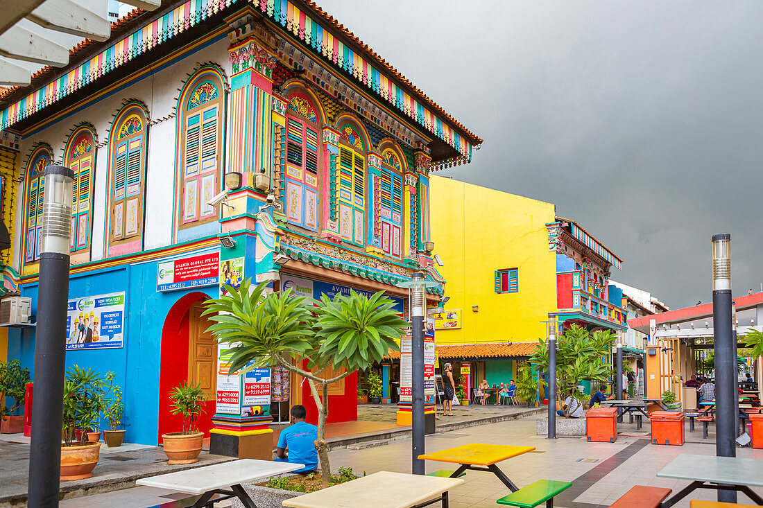 Market Street in Little India, Singapore