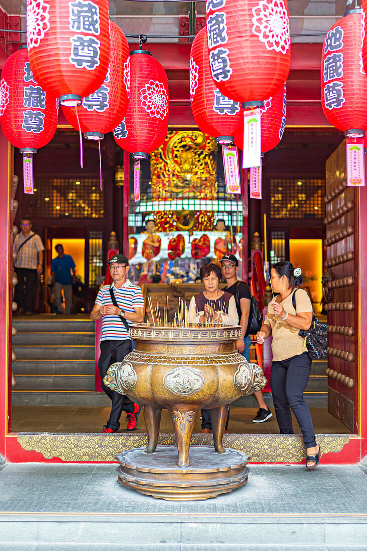 Buddha Tooth Relic Temple und Museum, Singapur, Asien
