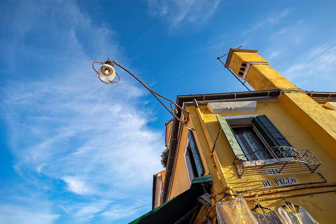 Haus in der Via di Pizzo, Burano, Venedig, Venetien, Italien