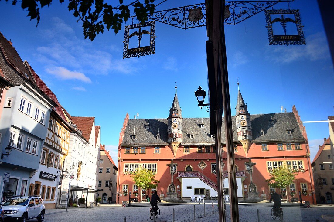 Town hall of Ochsenfurt am Main, Lower Franconia, Bavaria, Germany