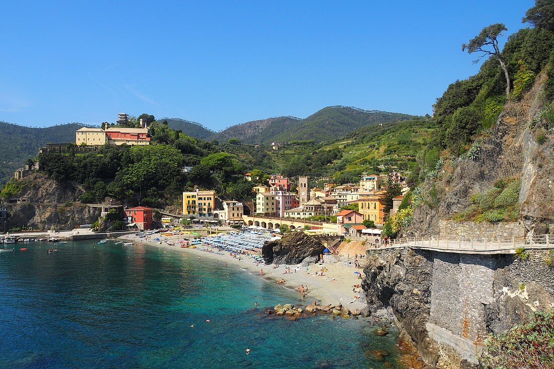 Monterosso al Mare, Cinque Terre, Ostküste von Ligurien, Italien