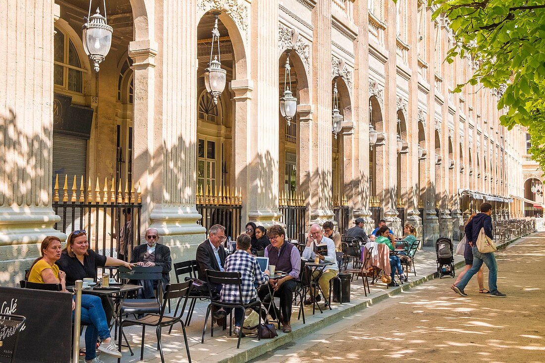 France, Paris, the garden of the Palais Royal