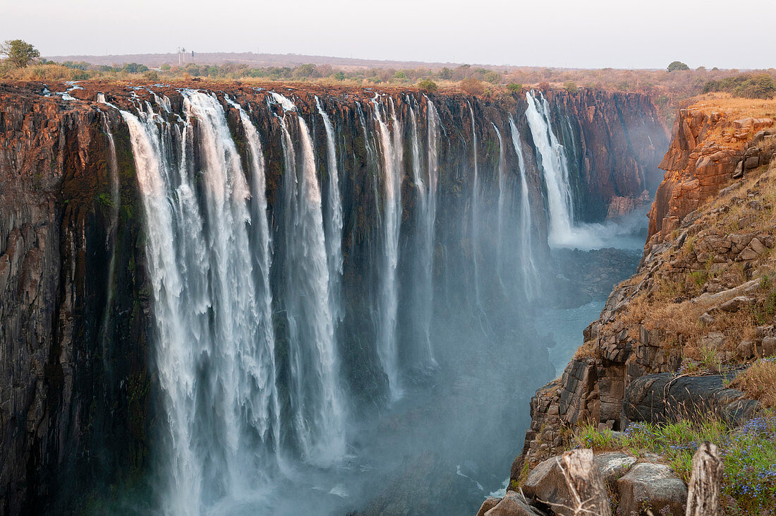 Scenic view of Victoria Falls,Zambezi River,Zimbabwe