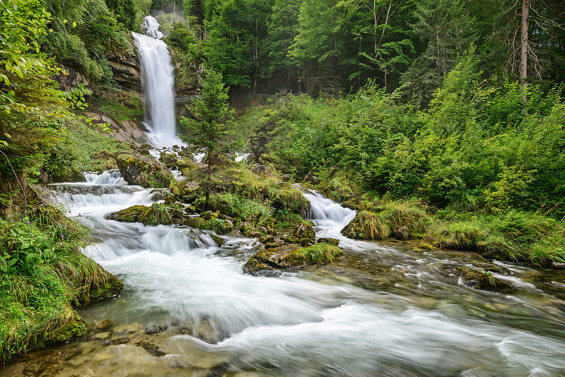 Giessbachfall, Brienz, Berner Oberland, UNESCO Weltnaturerbe Schweizer Alpen Jungfrau-Aletsch, Berner Alpen, Bern, Schweiz