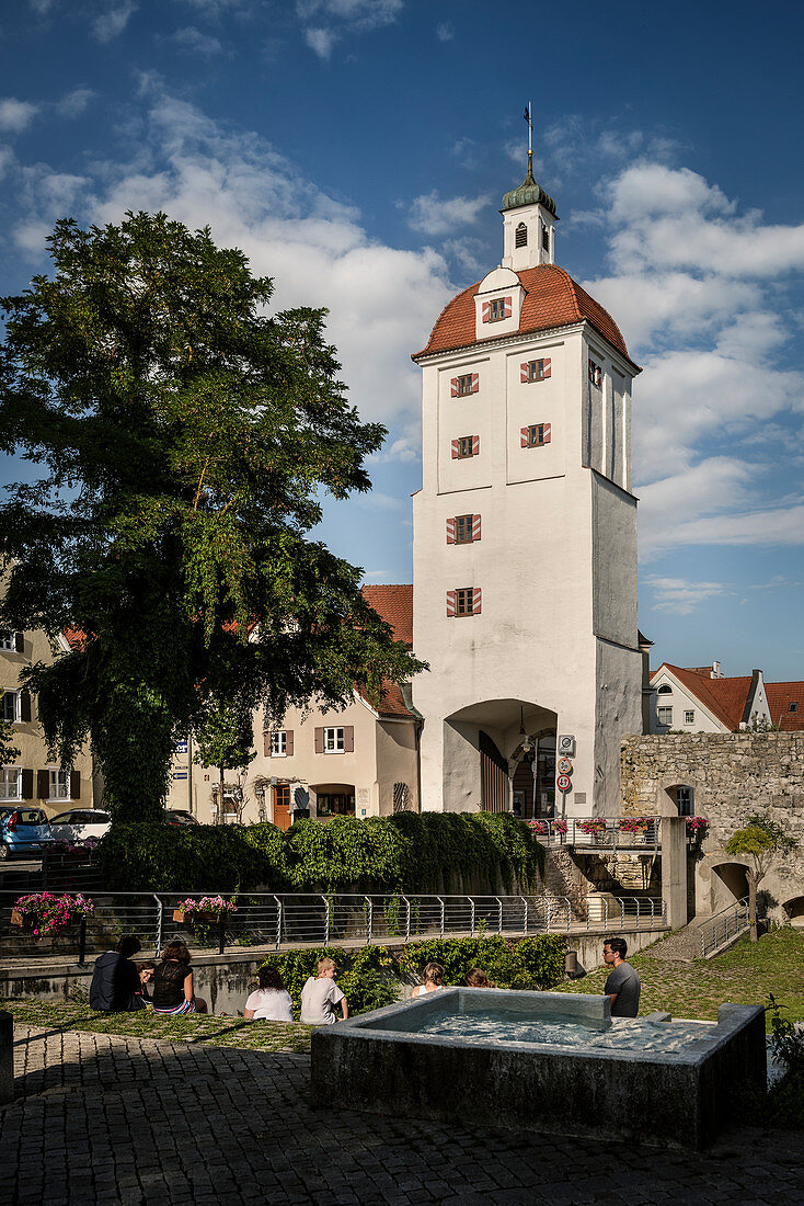 "Unteres Tor" in Gundelfingen an der Donau, Landkreis Dillingen, Bayern, Deutschland