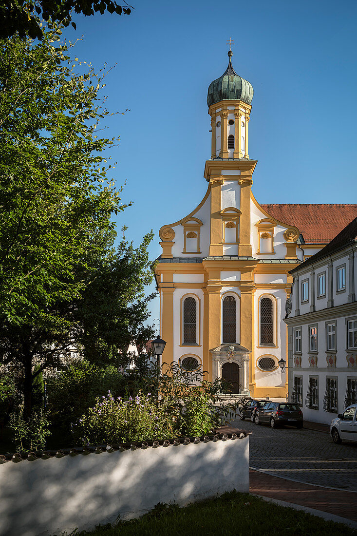 Studienkirche St Ursula, Neuburg an der Donau, Landkreis Neuburg-Schrobenhausen, Bayern, Deutschland