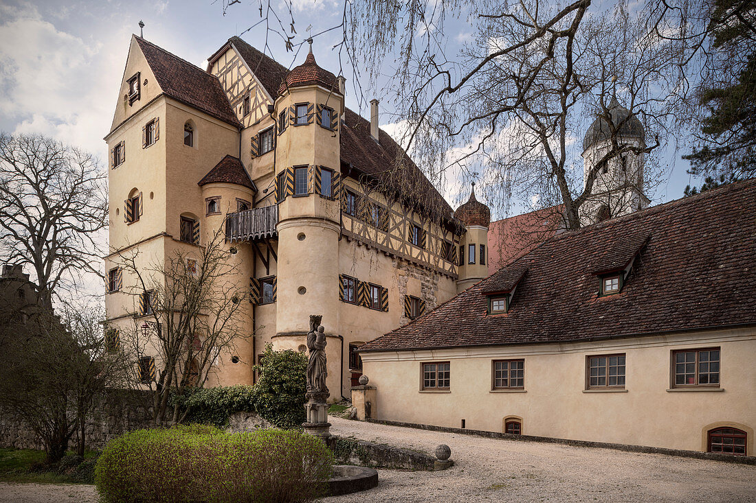 Upper Castle in Grüningen, Riedlingen, Biberach district, Danube, Germany