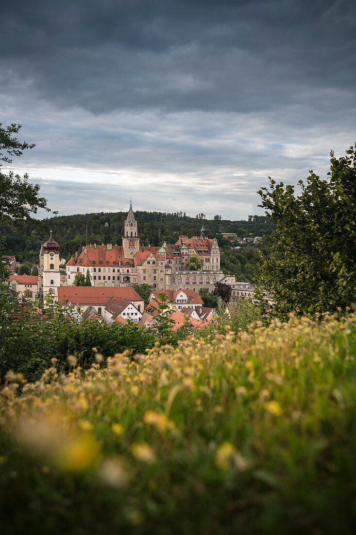 Hohenzollern Schloss Sigmaringen, Baden-Württemberg, Donau, Deutschland