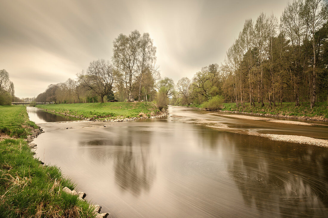 Confluence of Brigach and Breg, east of Donaueschingen, Schwarzwald-Baar district, Baden-Württemberg, Danube, Germany