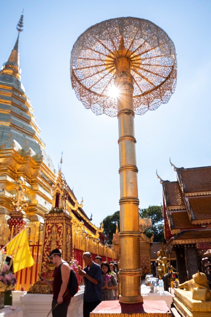 Wat Phra That Doi Suthep Tempel, Chiang Mai, Thailand