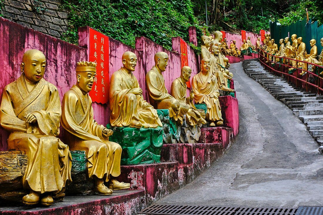China, Hongkong, Kowloon, Zehntausend Buddhas Kloster
