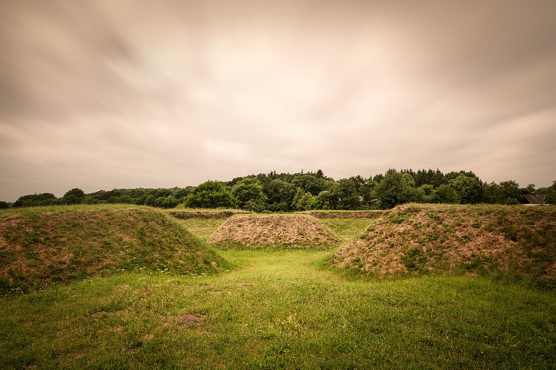 UNESCO Weltkulturerbe „Archäologischer Grenzkomplex Haithabu und Danewerk“, Schanze 14, Dannevirke, Schleswig-Holstein, Deutschland