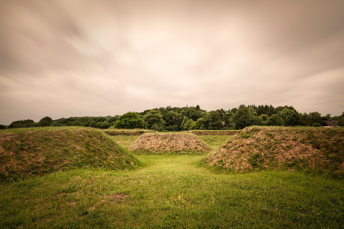 UNESCO World Heritage Site “Archaeological Border Complex Haithabu and Danewerk”, Schanze 14, Dannevirke, Schleswig-Holstein, Germany