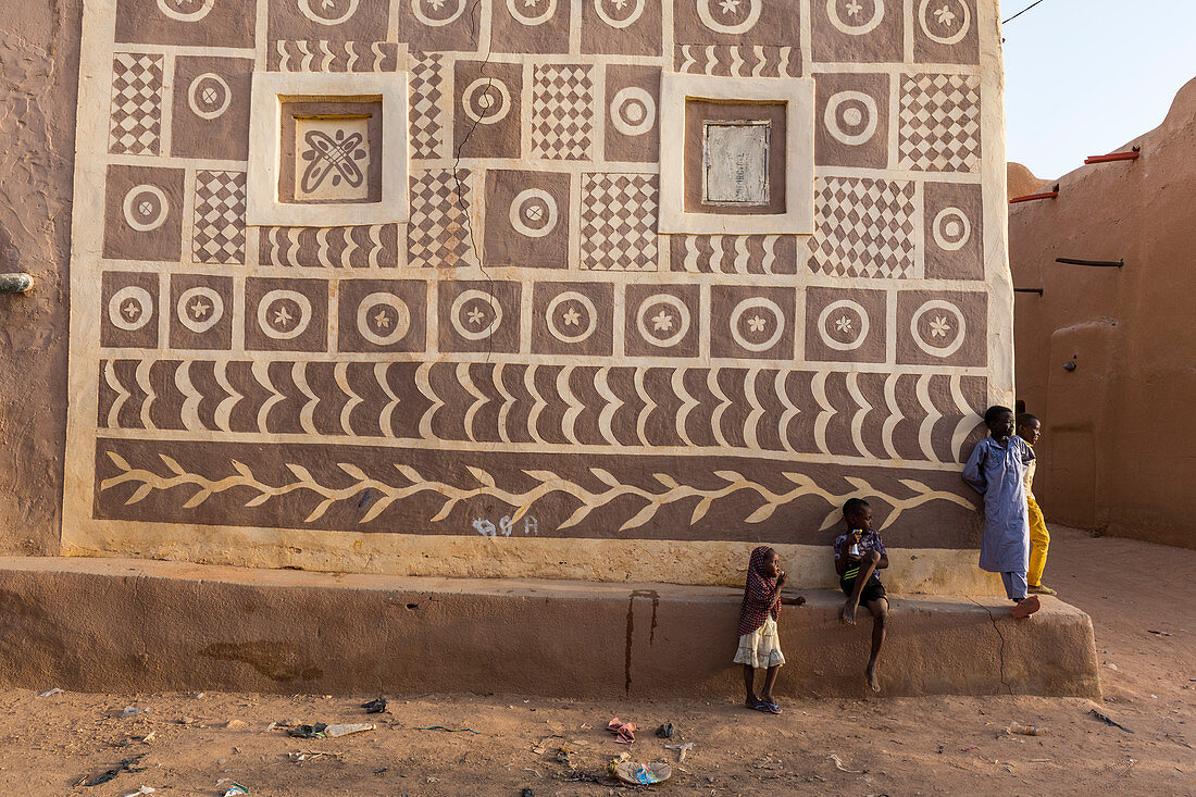Traditionelle Architektur, UNESCO-Weltkulturerbe, Agadez, Niger, Westafrika, Afrika