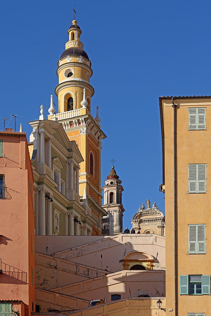 Basilika Saint-Michel-Archange, Menton, Provence-Alpes-Côte d'Azur, Frankreich